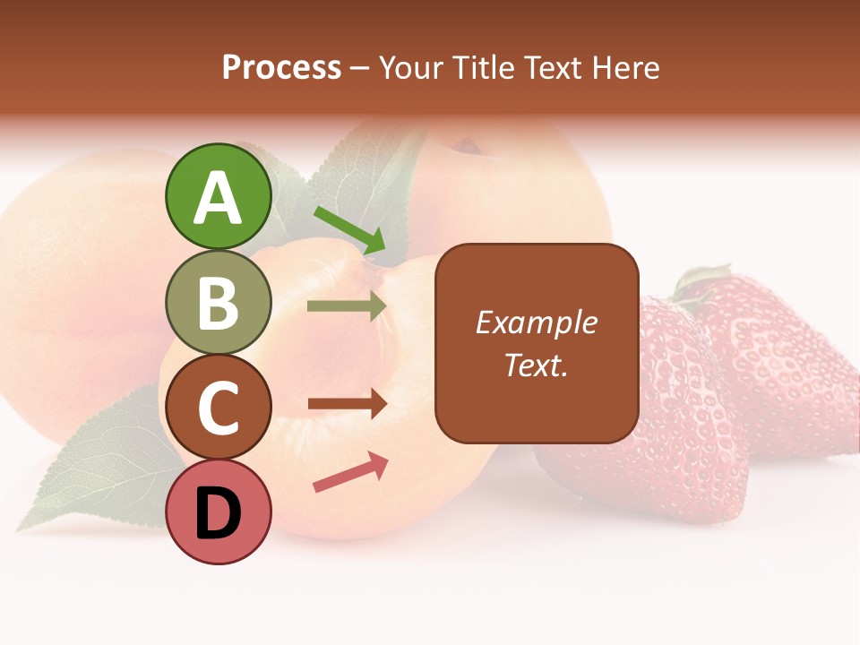 Berry Background Fragment PowerPoint Template