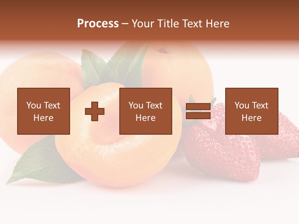 Berry Background Fragment PowerPoint Template