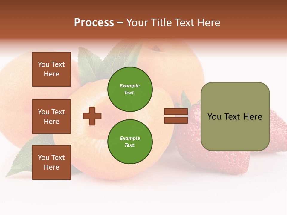 Berry Background Fragment PowerPoint Template