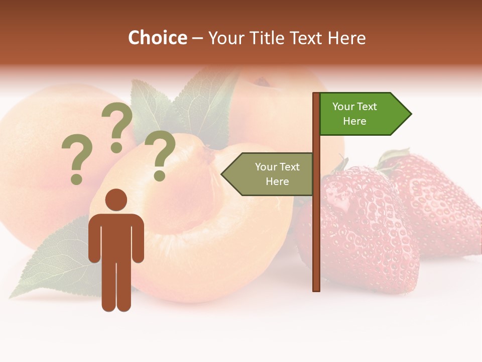 Berry Background Fragment PowerPoint Template