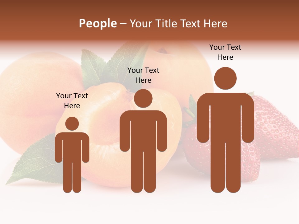 Berry Background Fragment PowerPoint Template