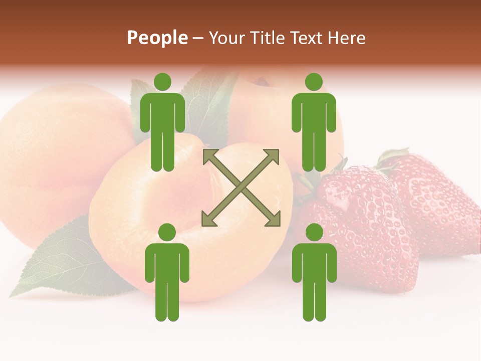 Berry Background Fragment PowerPoint Template