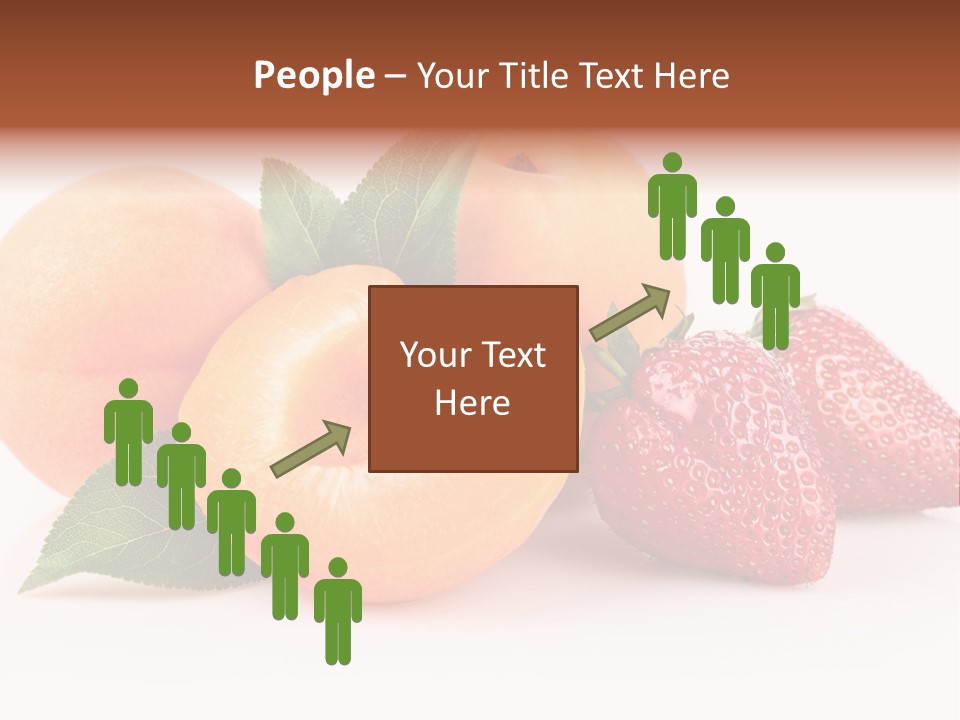 Berry Background Fragment PowerPoint Template