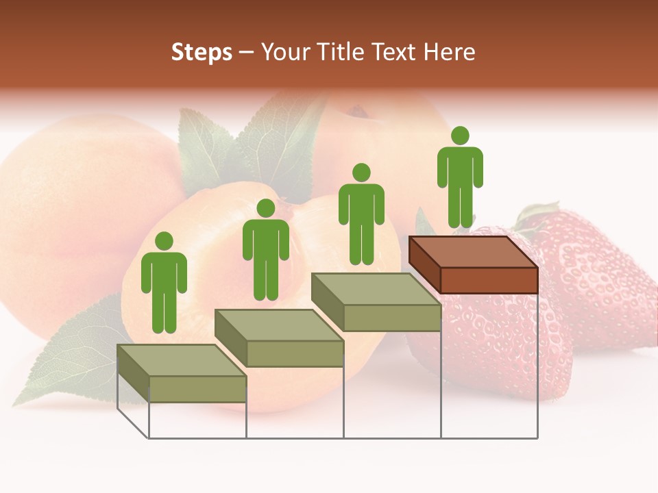 Berry Background Fragment PowerPoint Template