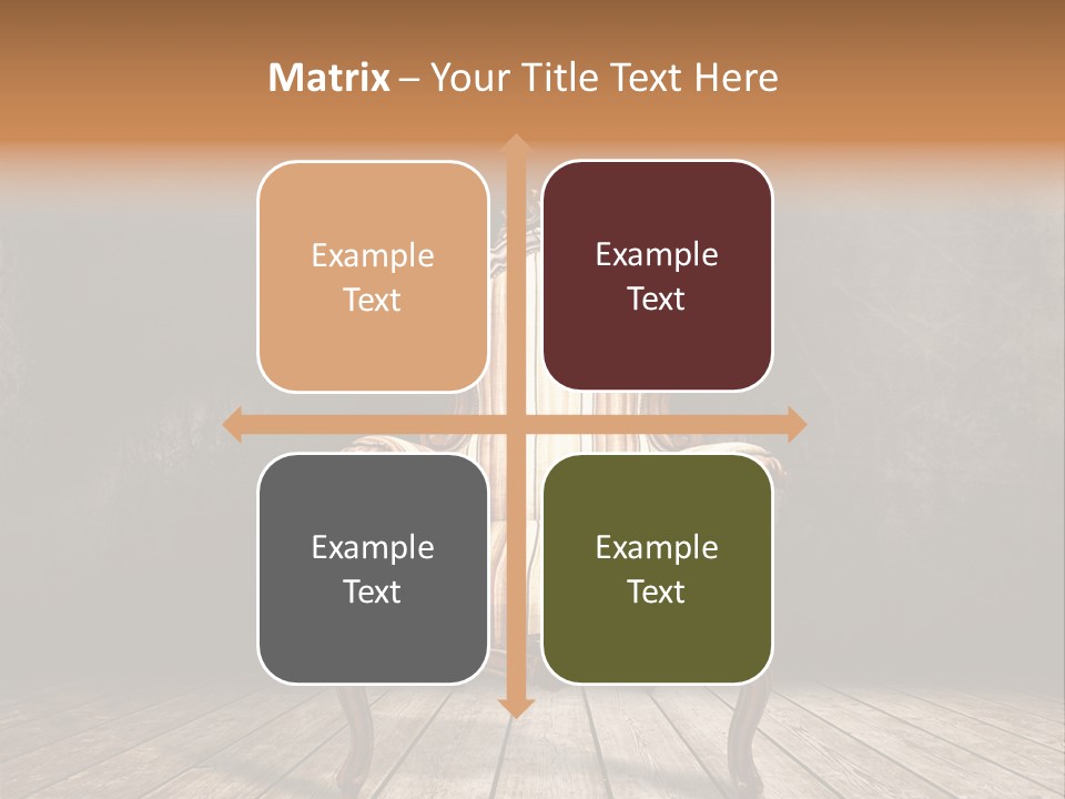 Comfortable Divan Expensive PowerPoint Template