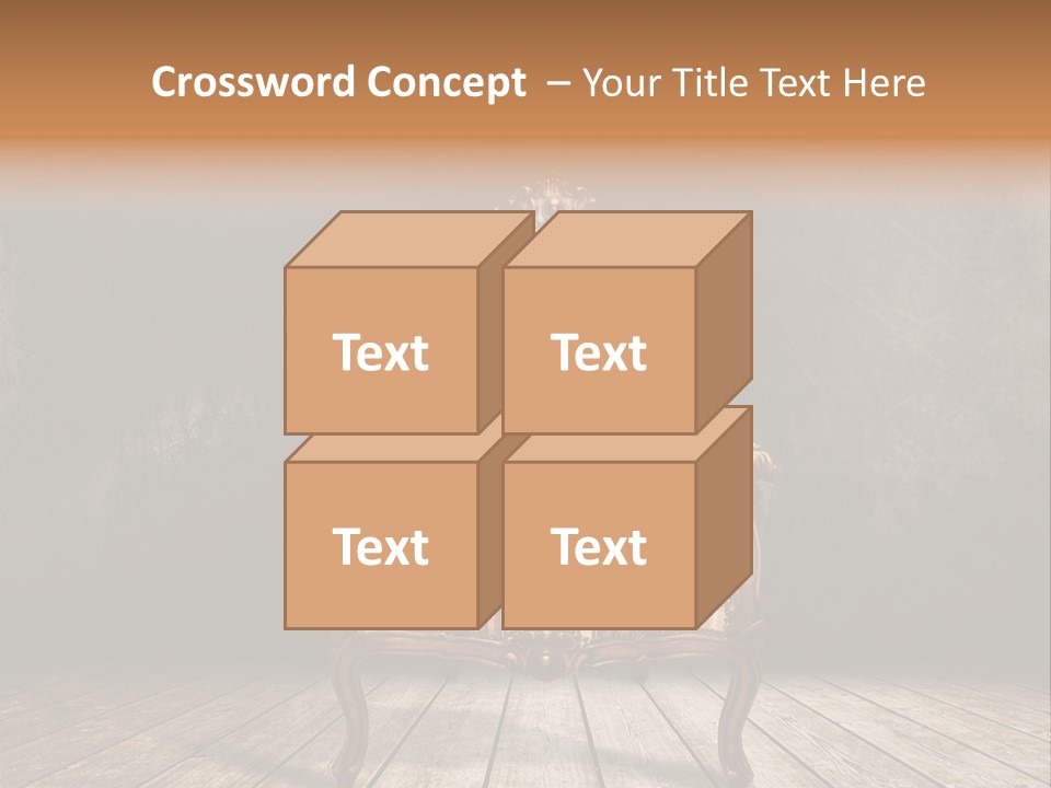 Comfortable Divan Expensive PowerPoint Template