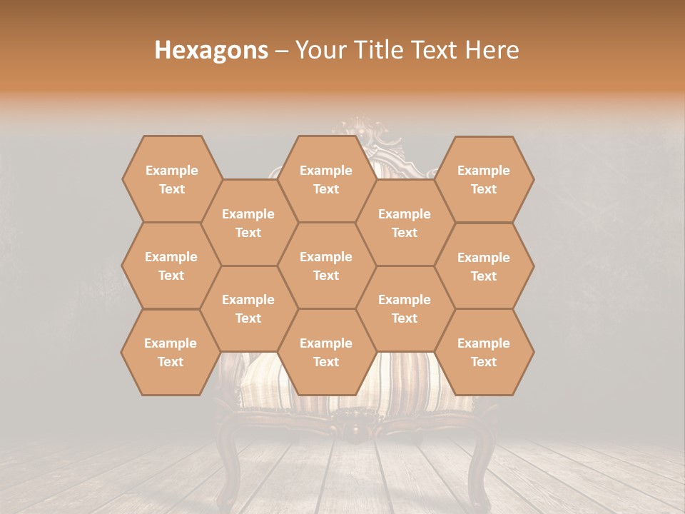 Comfortable Divan Expensive PowerPoint Template