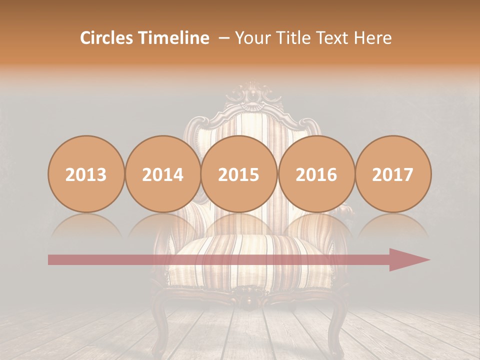 Comfortable Divan Expensive PowerPoint Template