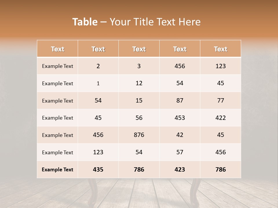 Comfortable Divan Expensive PowerPoint Template