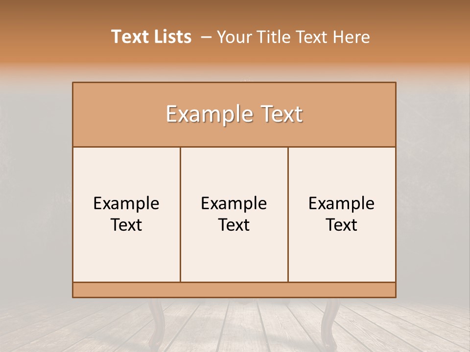 Comfortable Divan Expensive PowerPoint Template