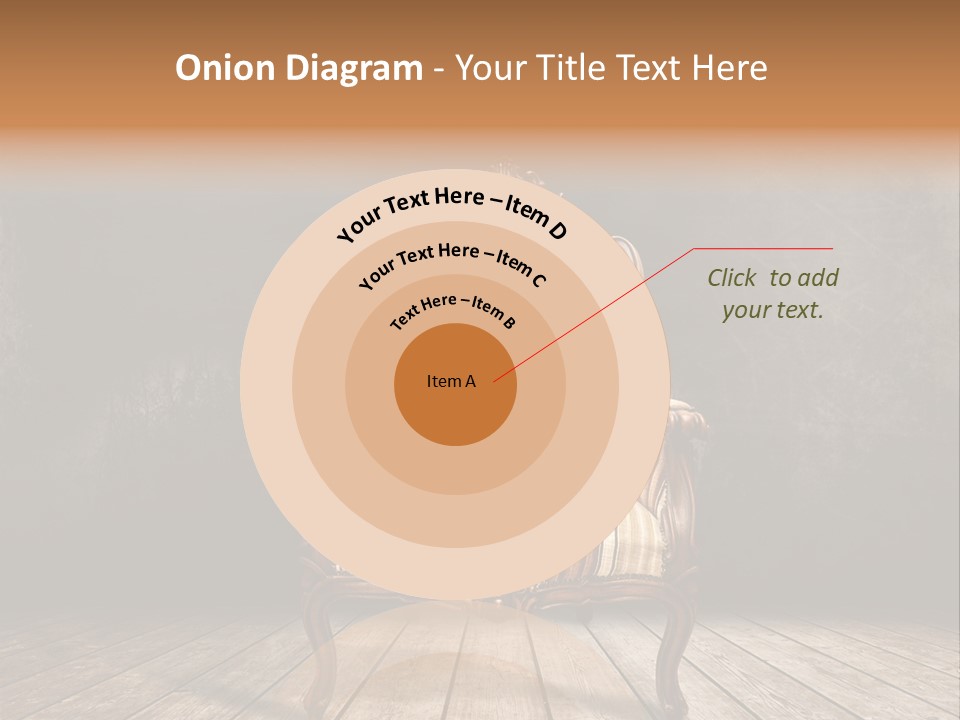 Comfortable Divan Expensive PowerPoint Template