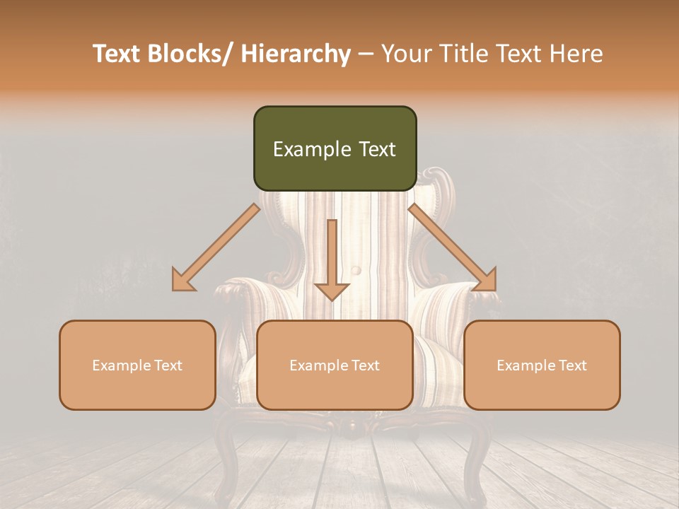 Comfortable Divan Expensive PowerPoint Template