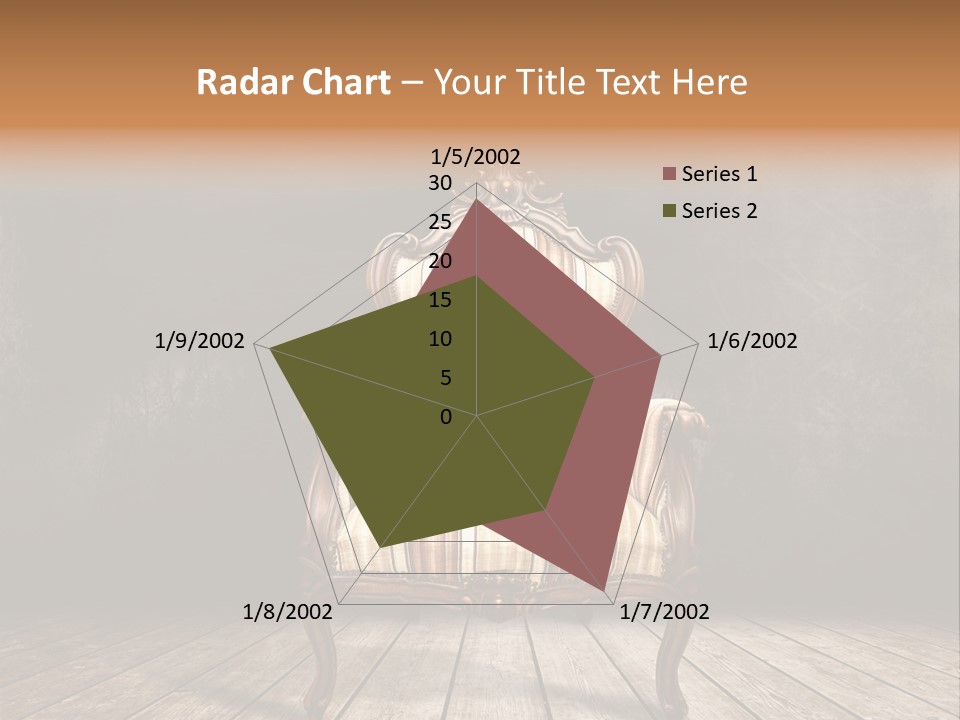 Comfortable Divan Expensive PowerPoint Template