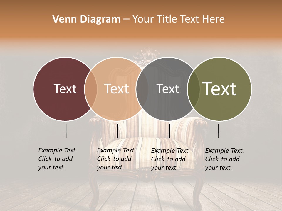 Comfortable Divan Expensive PowerPoint Template