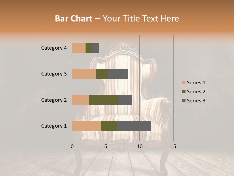 Comfortable Divan Expensive PowerPoint Template