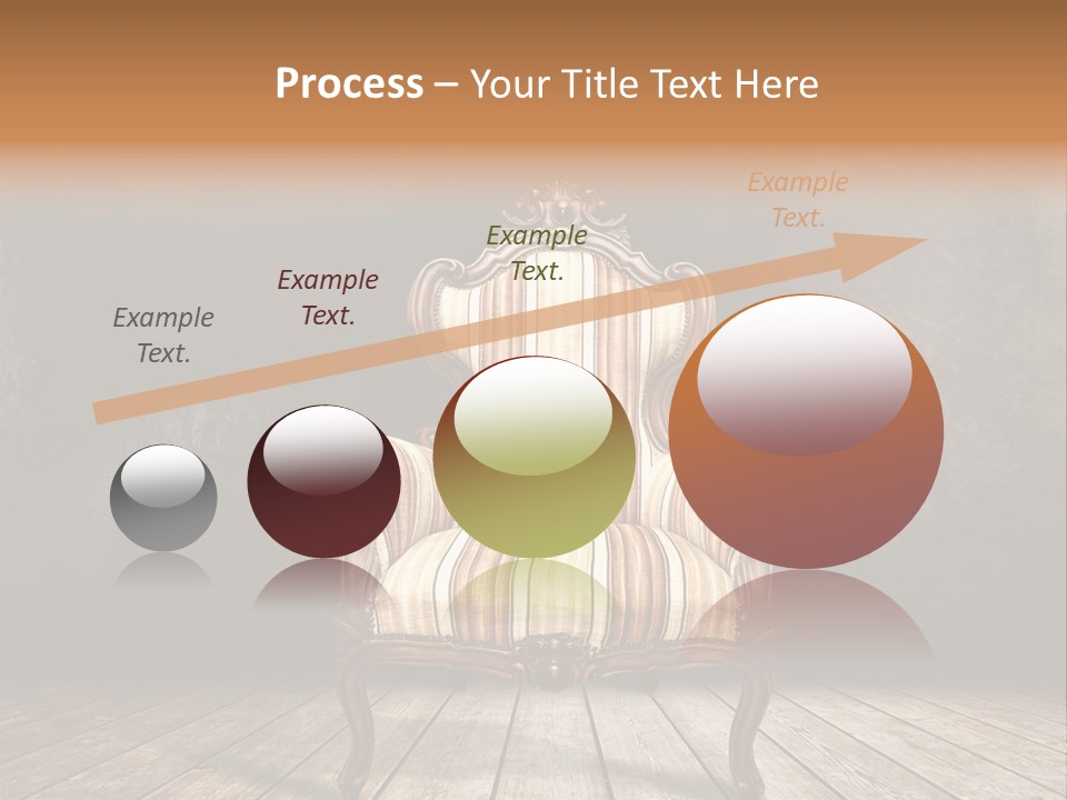 Comfortable Divan Expensive PowerPoint Template