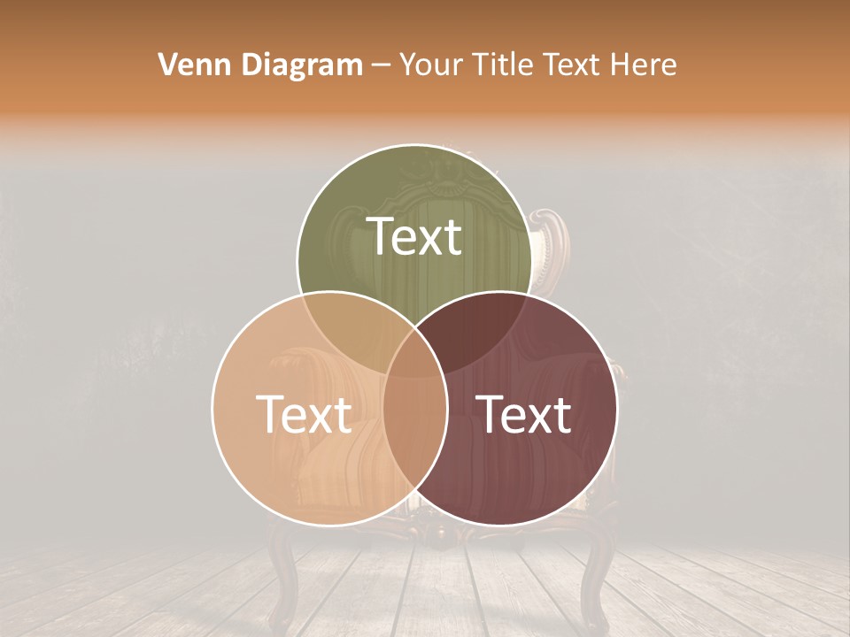 Comfortable Divan Expensive PowerPoint Template