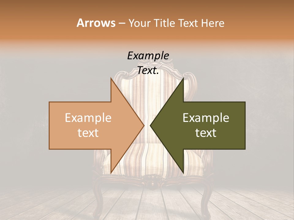 Comfortable Divan Expensive PowerPoint Template