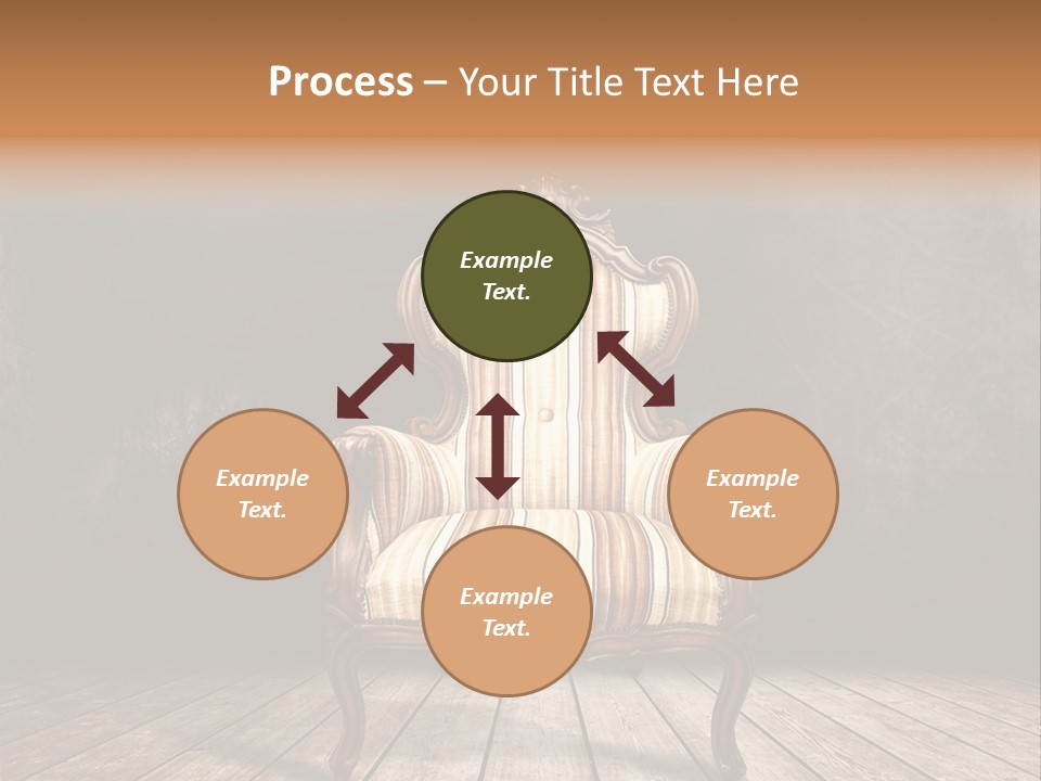 Comfortable Divan Expensive PowerPoint Template