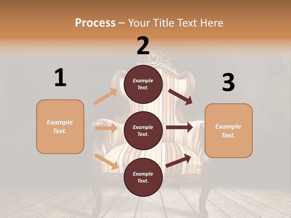 Comfortable Divan Expensive PowerPoint Template