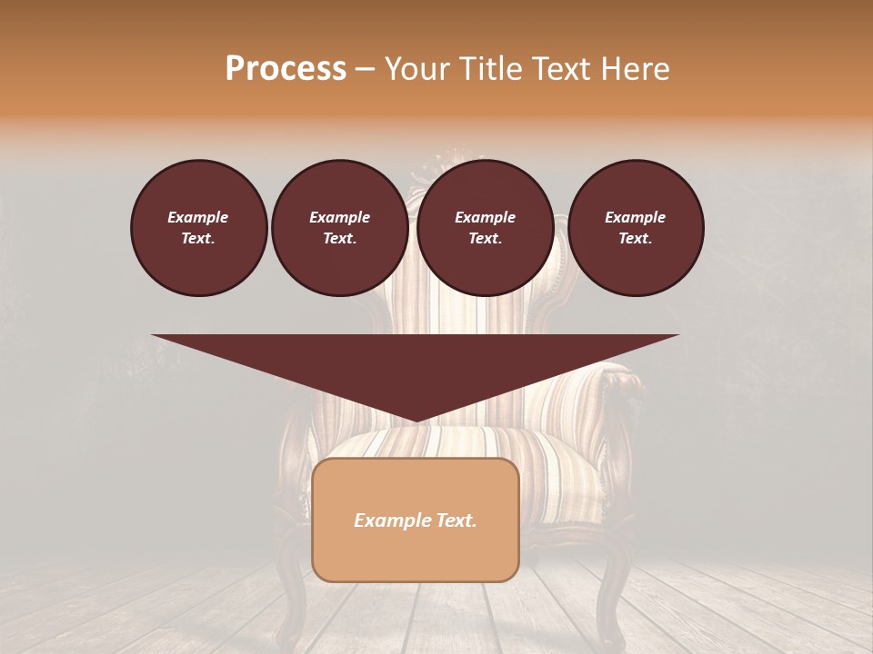Comfortable Divan Expensive PowerPoint Template