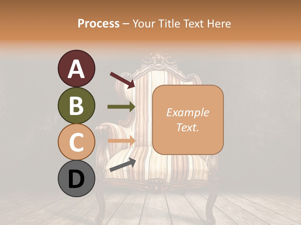 Comfortable Divan Expensive PowerPoint Template