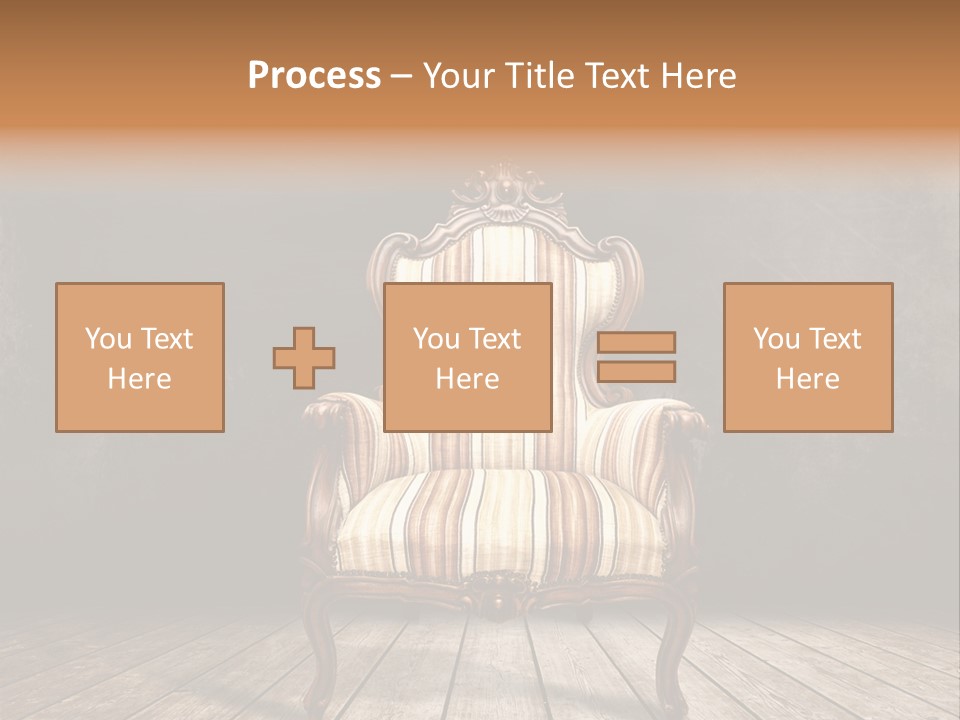 Comfortable Divan Expensive PowerPoint Template