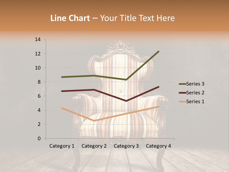 Comfortable Divan Expensive PowerPoint Template