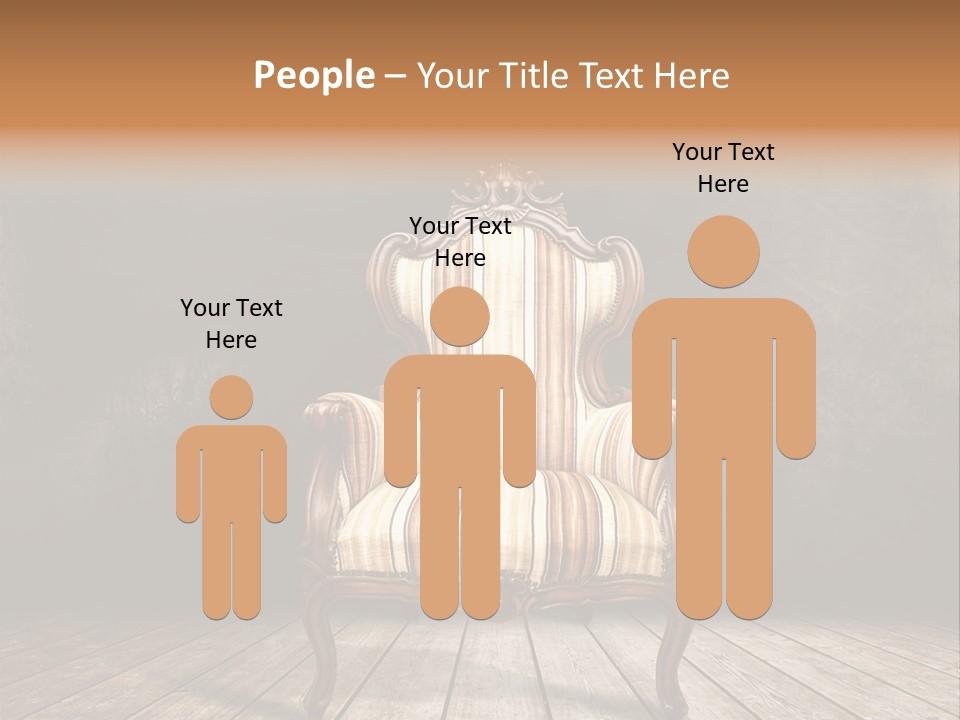 Comfortable Divan Expensive PowerPoint Template