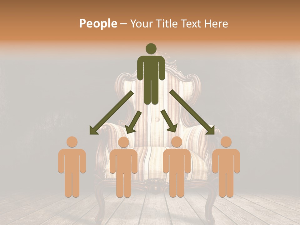 Comfortable Divan Expensive PowerPoint Template