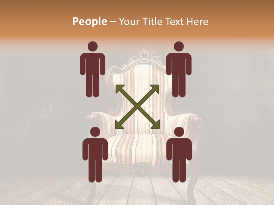 Comfortable Divan Expensive PowerPoint Template