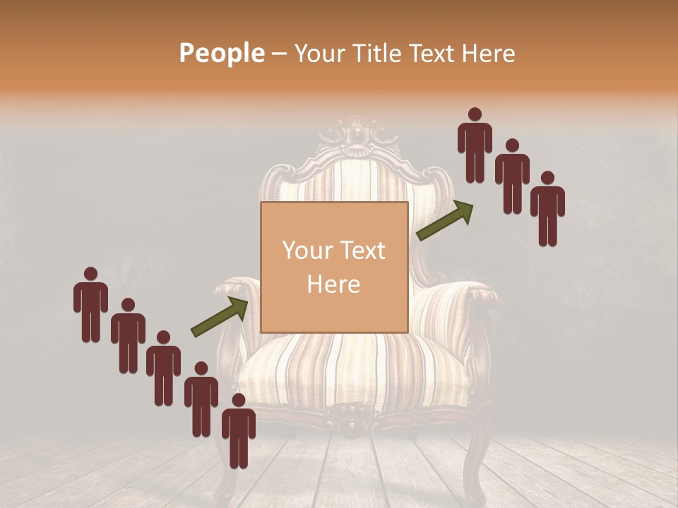 Comfortable Divan Expensive PowerPoint Template