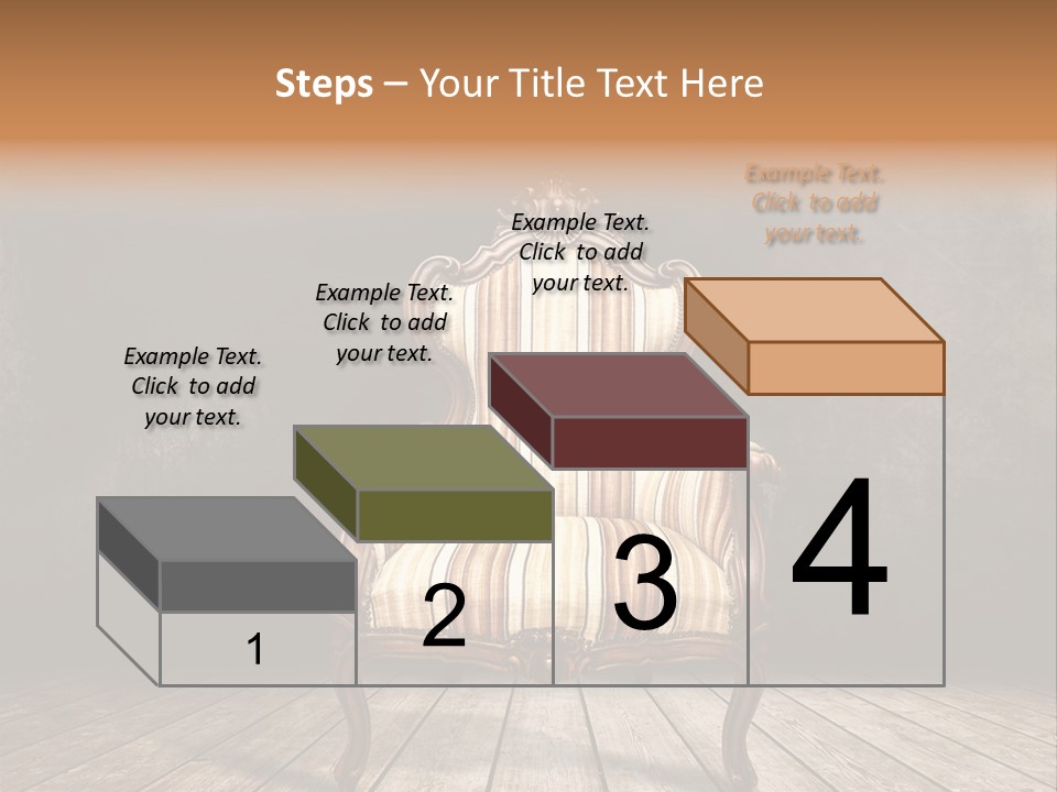 Comfortable Divan Expensive PowerPoint Template