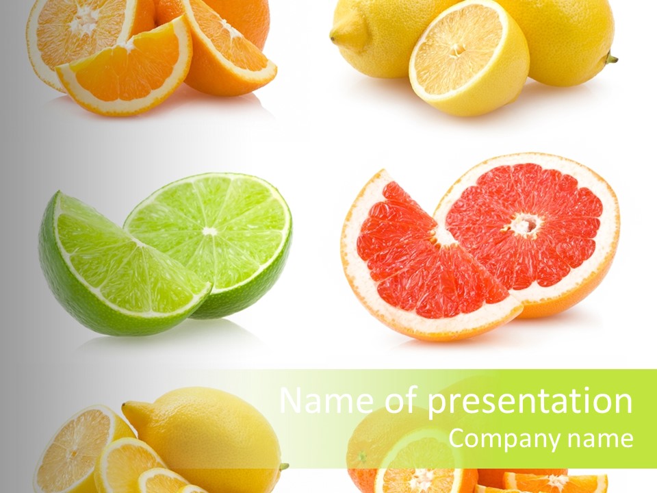 Juicy Reflection Sweet PowerPoint Template