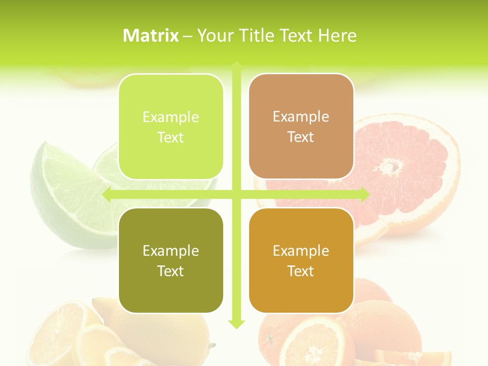 Juicy Reflection Sweet PowerPoint Template