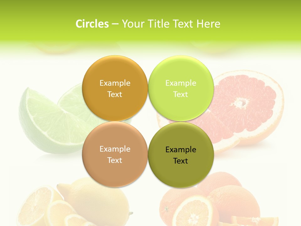 Juicy Reflection Sweet PowerPoint Template