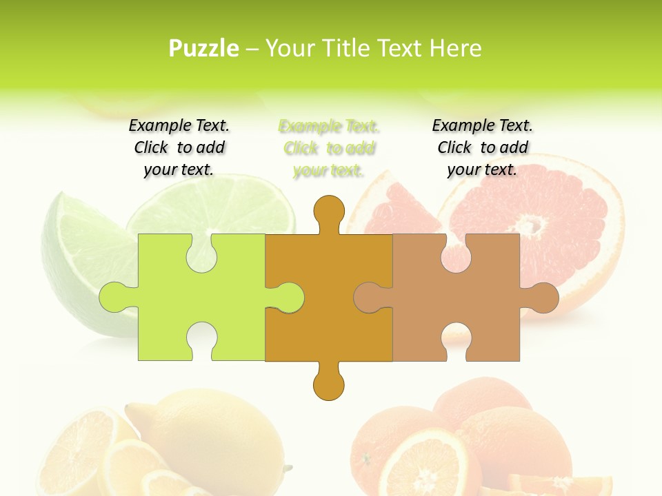 Juicy Reflection Sweet PowerPoint Template