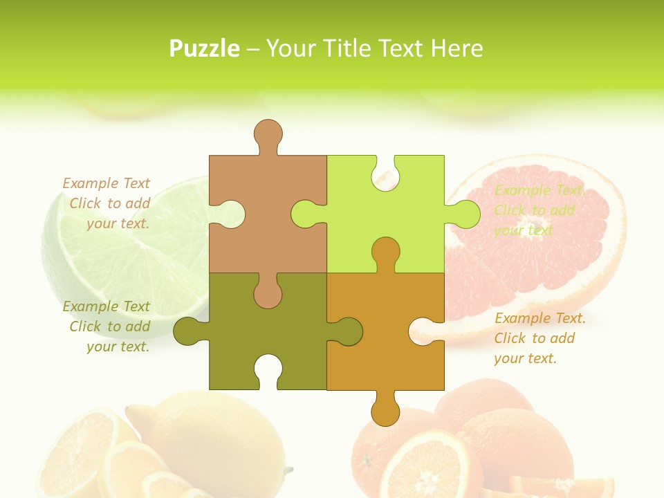 Juicy Reflection Sweet PowerPoint Template