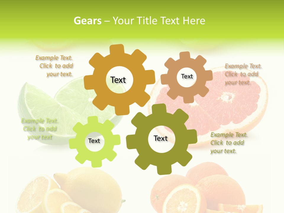 Juicy Reflection Sweet PowerPoint Template