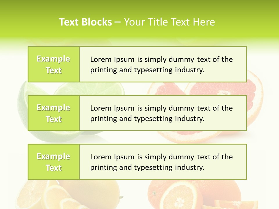 Juicy Reflection Sweet PowerPoint Template