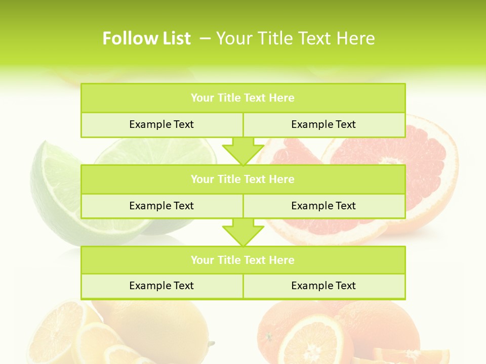 Juicy Reflection Sweet PowerPoint Template