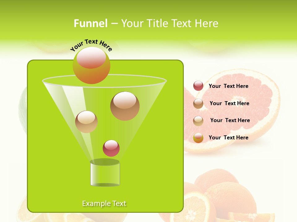 Juicy Reflection Sweet PowerPoint Template