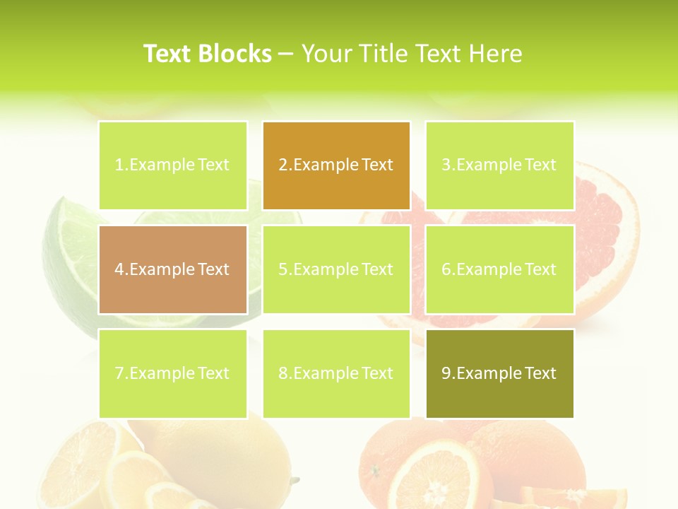 Juicy Reflection Sweet PowerPoint Template