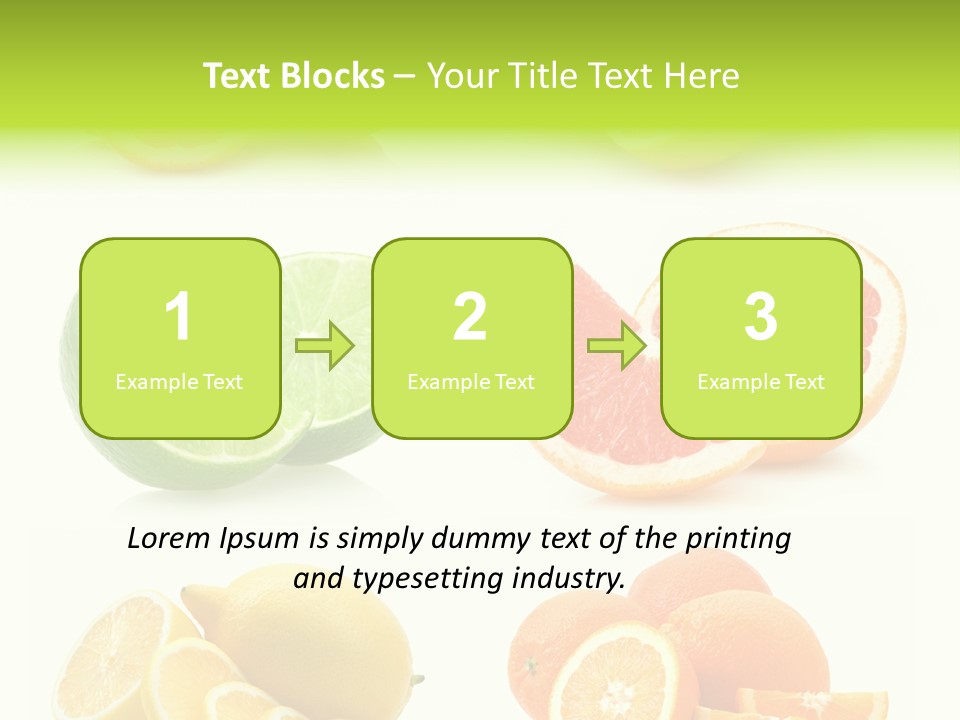 Juicy Reflection Sweet PowerPoint Template