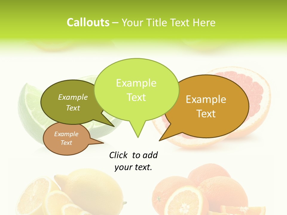 Juicy Reflection Sweet PowerPoint Template