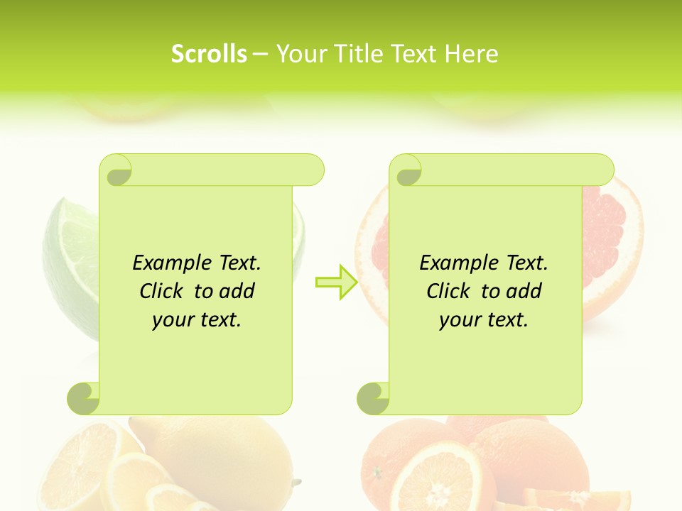 Juicy Reflection Sweet PowerPoint Template