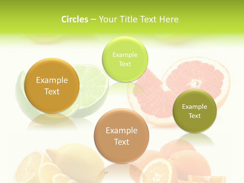 Juicy Reflection Sweet PowerPoint Template