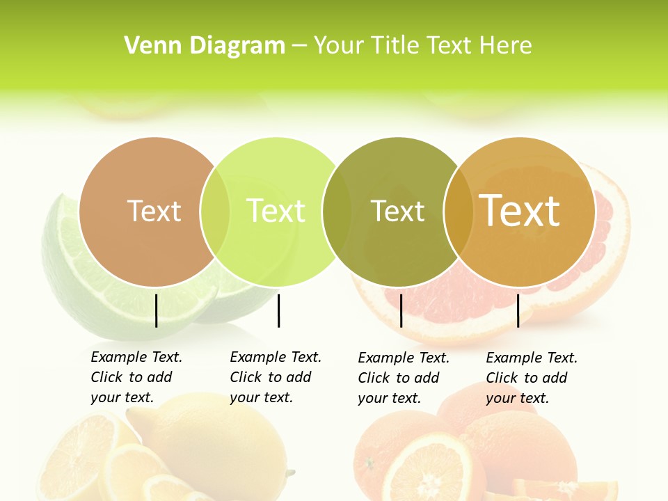 Juicy Reflection Sweet PowerPoint Template
