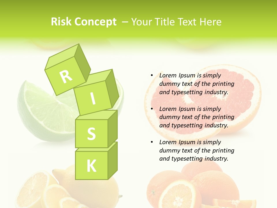 Juicy Reflection Sweet PowerPoint Template