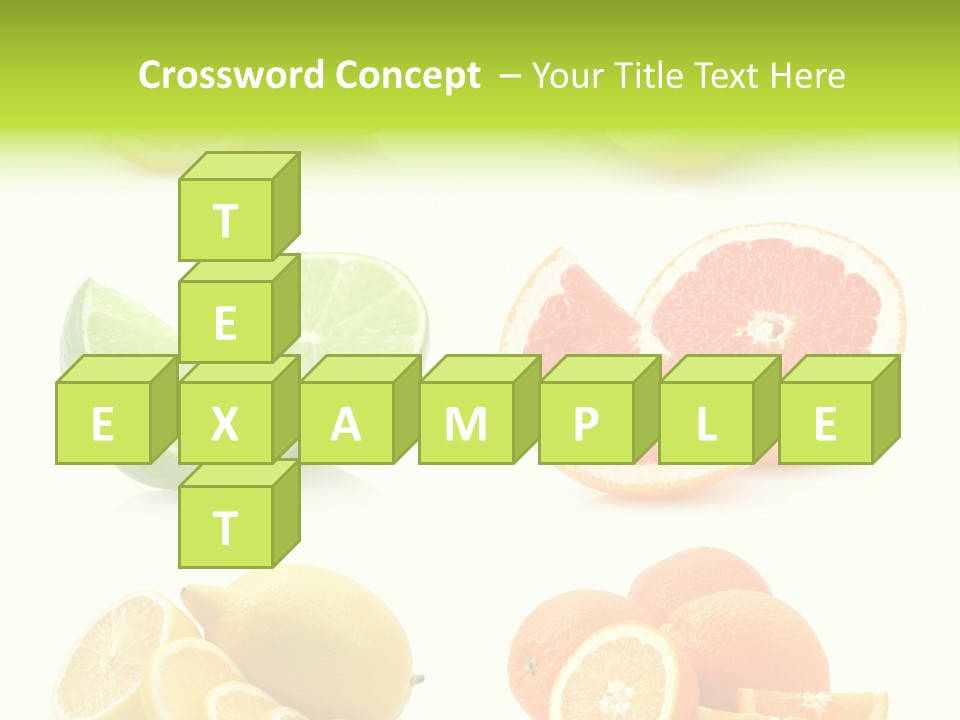 Juicy Reflection Sweet PowerPoint Template